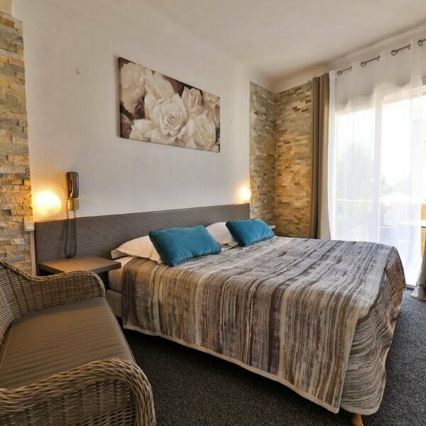 Chambre double avec balcon
